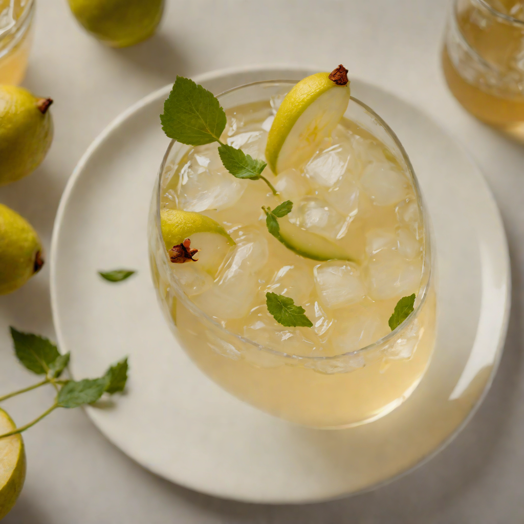 Korean-Inspired Soju Pear Fizz