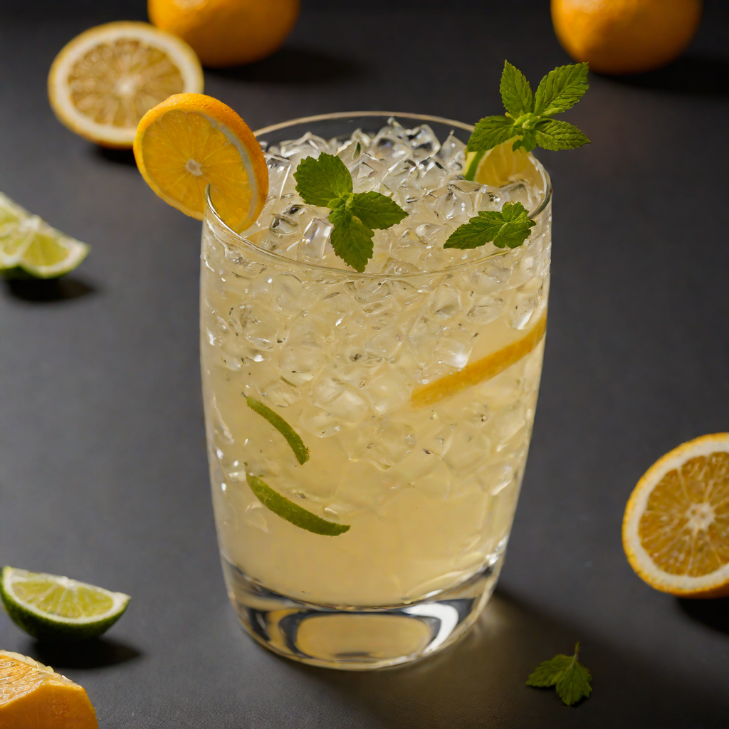 Korean-Inspired Soju Citrus Fizz