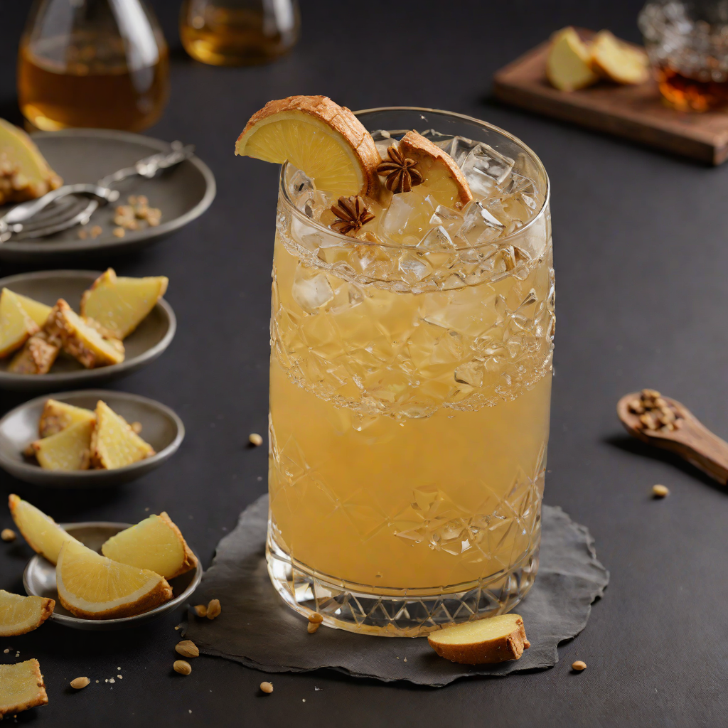 Ginger-Cardamom Whiskey Sour