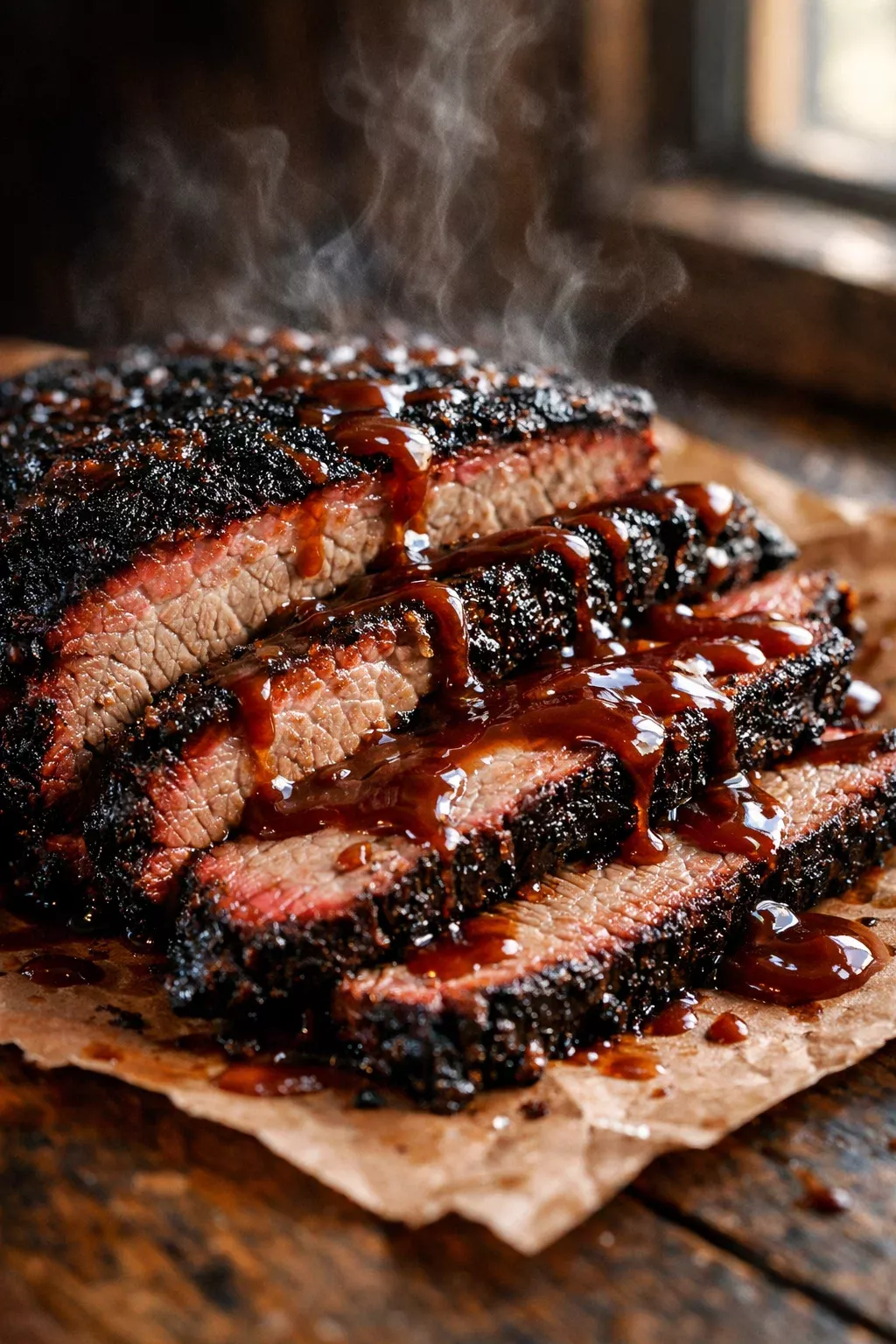 Smoky Texas-Style BBQ Brisket with Dry Rub