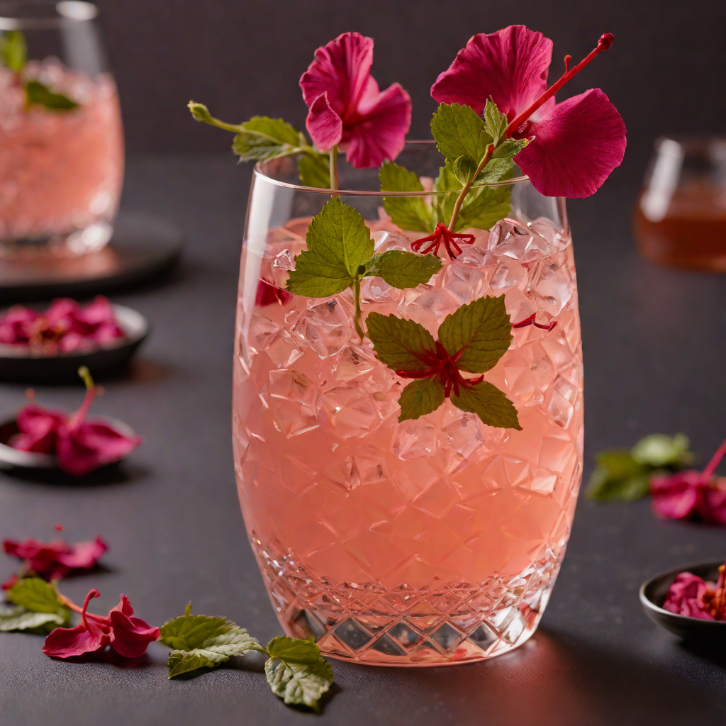 Spring Branch Hibiscus Gin Fizz