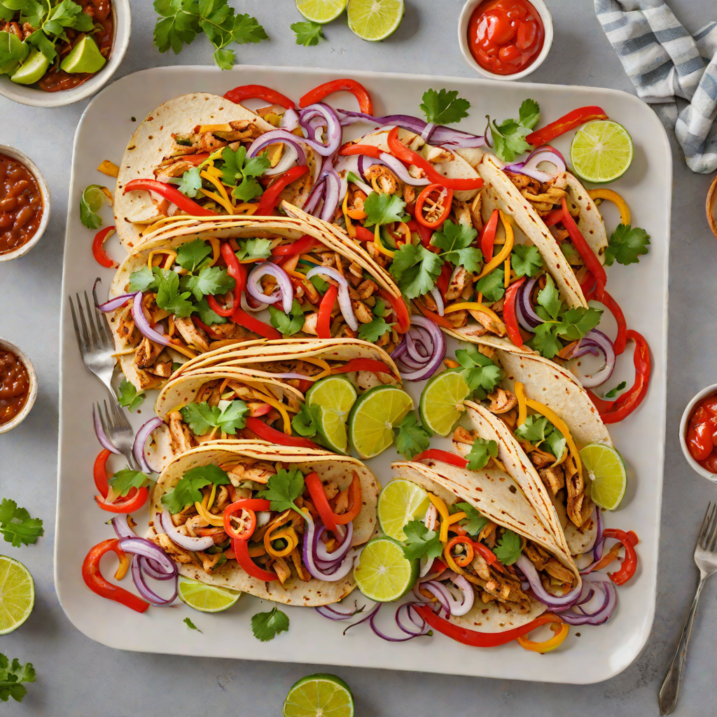 Sheet Pan Tex-Mex Chicken Fajitas with Roasted Peppers and Onions