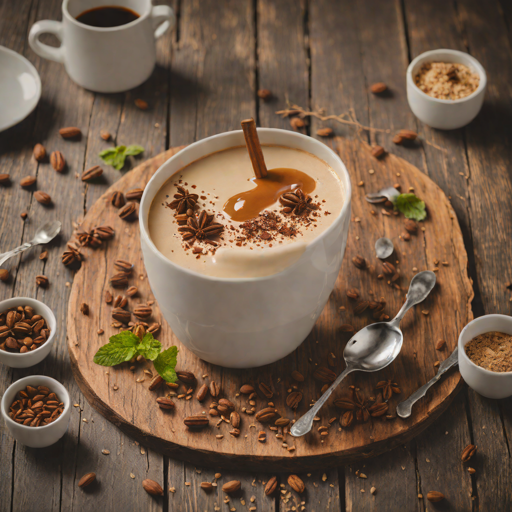 Cardamom-Spiced Turkish Coffee Panna Cotta