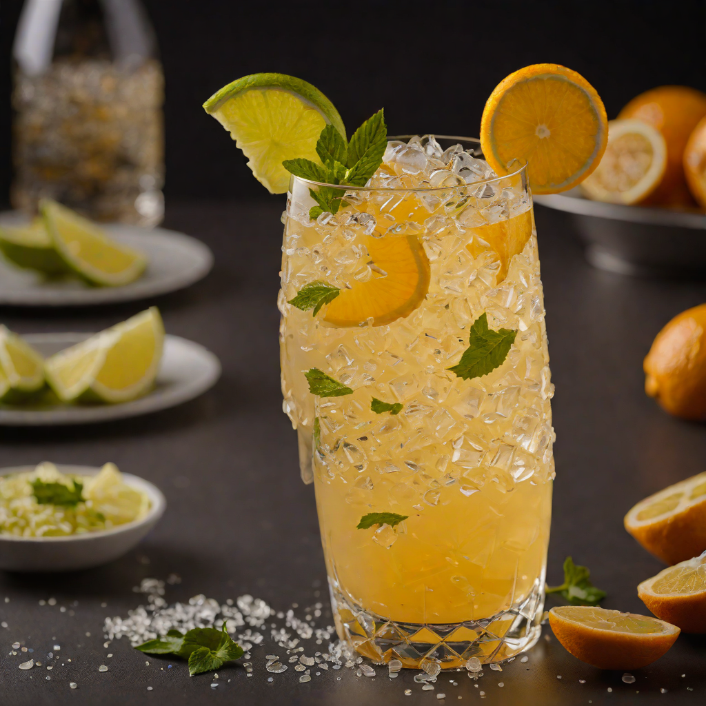 Citrus Ginger Movie Night Fizz