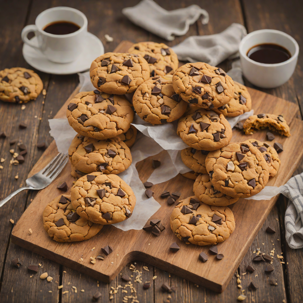 Turkish Coffee Infused Chocolate Chip Cookies