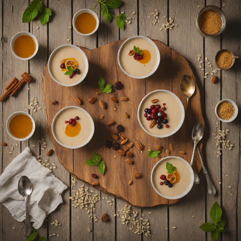 Cardamom-Spiced Honey Panna Cotta