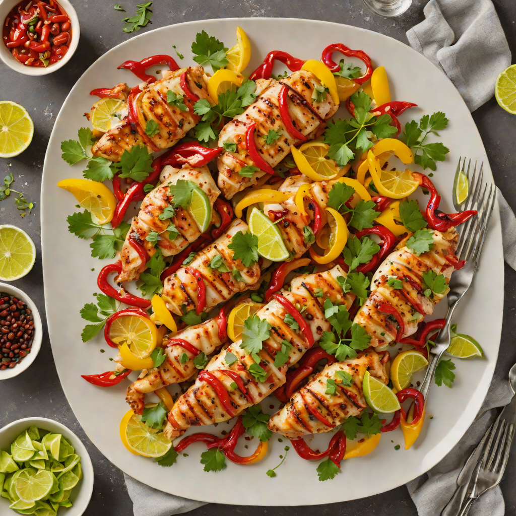 Sheet Pan Chili-Lime Chicken with Roasted Sweet Peppers