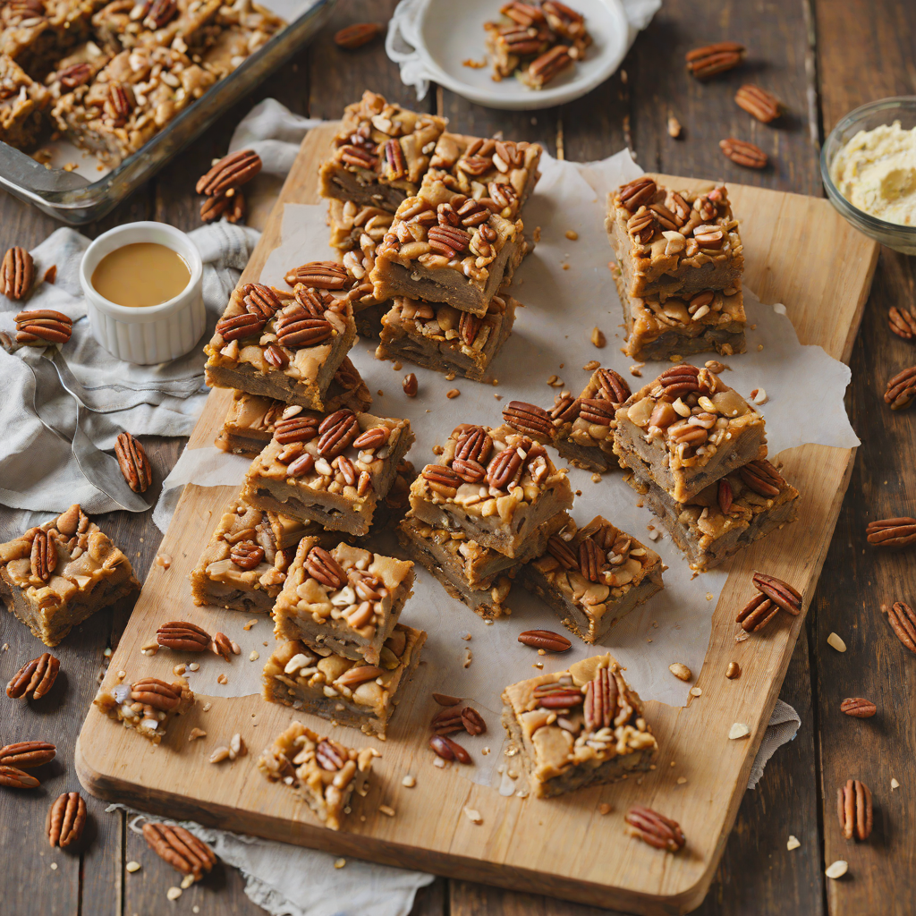 One-Bowl Brown Butter Maple Pecan Blondies