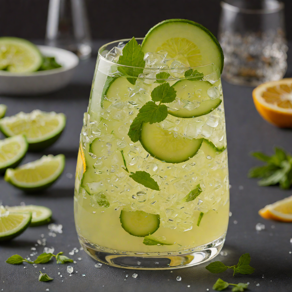 Citrus-Cucumber Gin Fizz