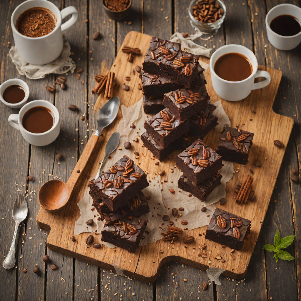Turkish Coffee-Spiced Chocolate Brownies