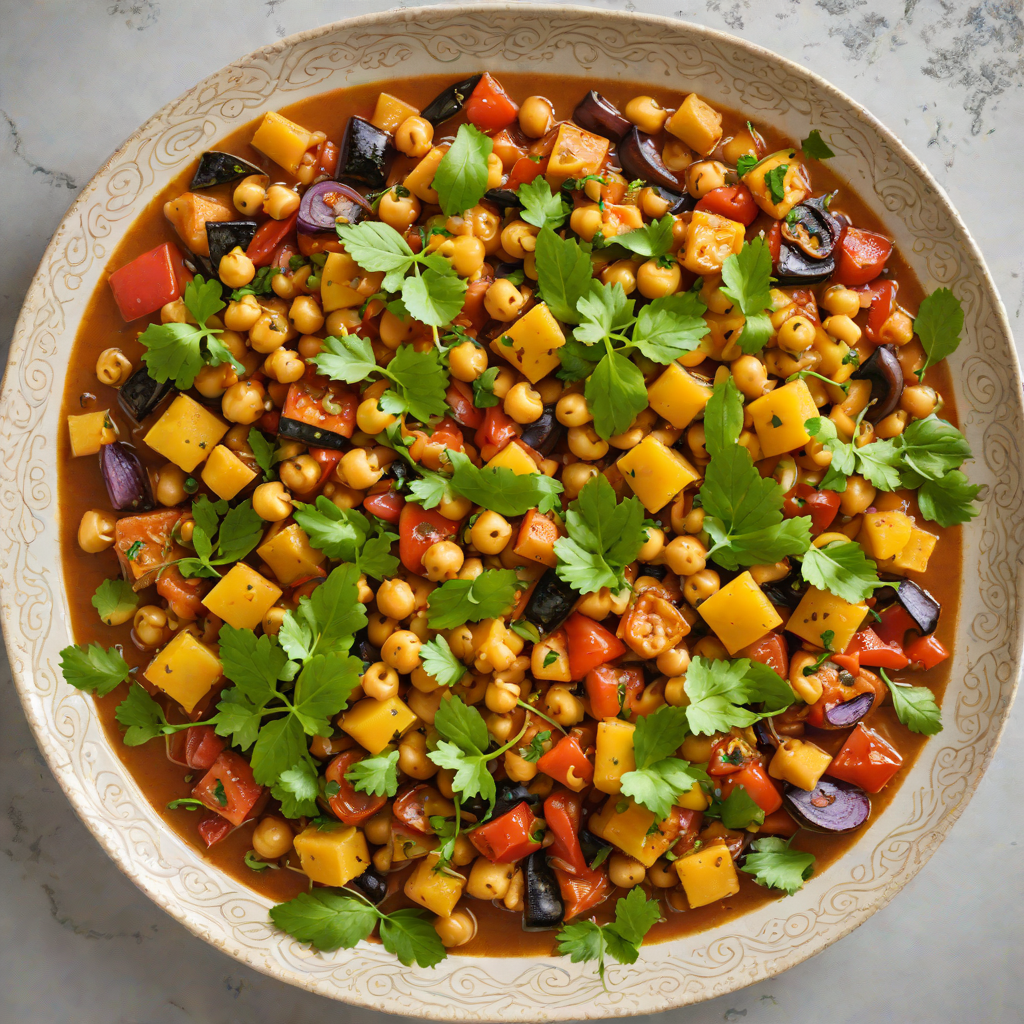 Falmouth-Inspired Summer Vegetable and Chickpea Tagine
