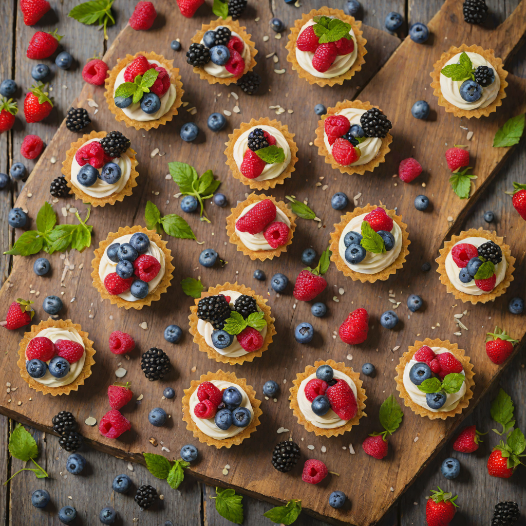 No-Bake Berry Mascarpone Mini Tarts