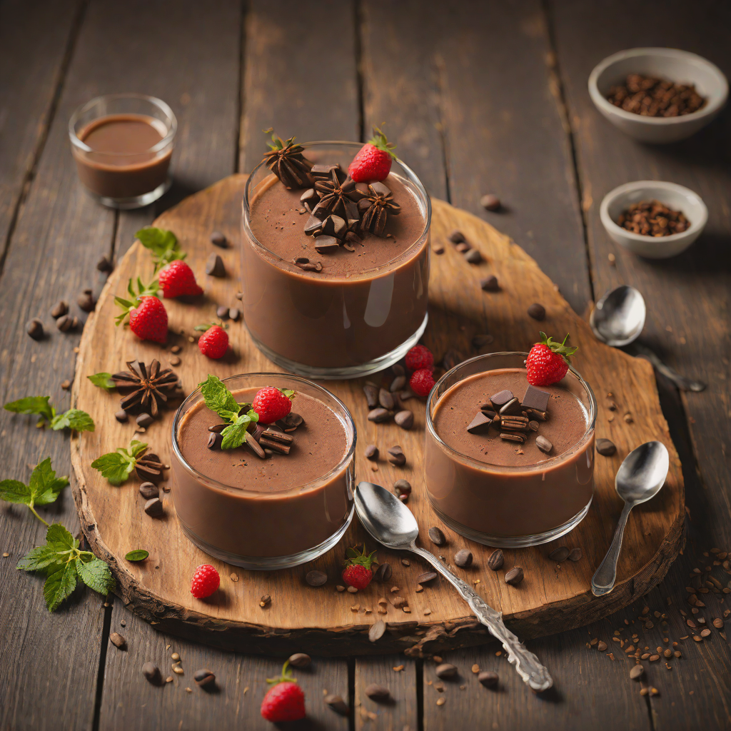 Chilled Chocolate Espresso Panna Cotta