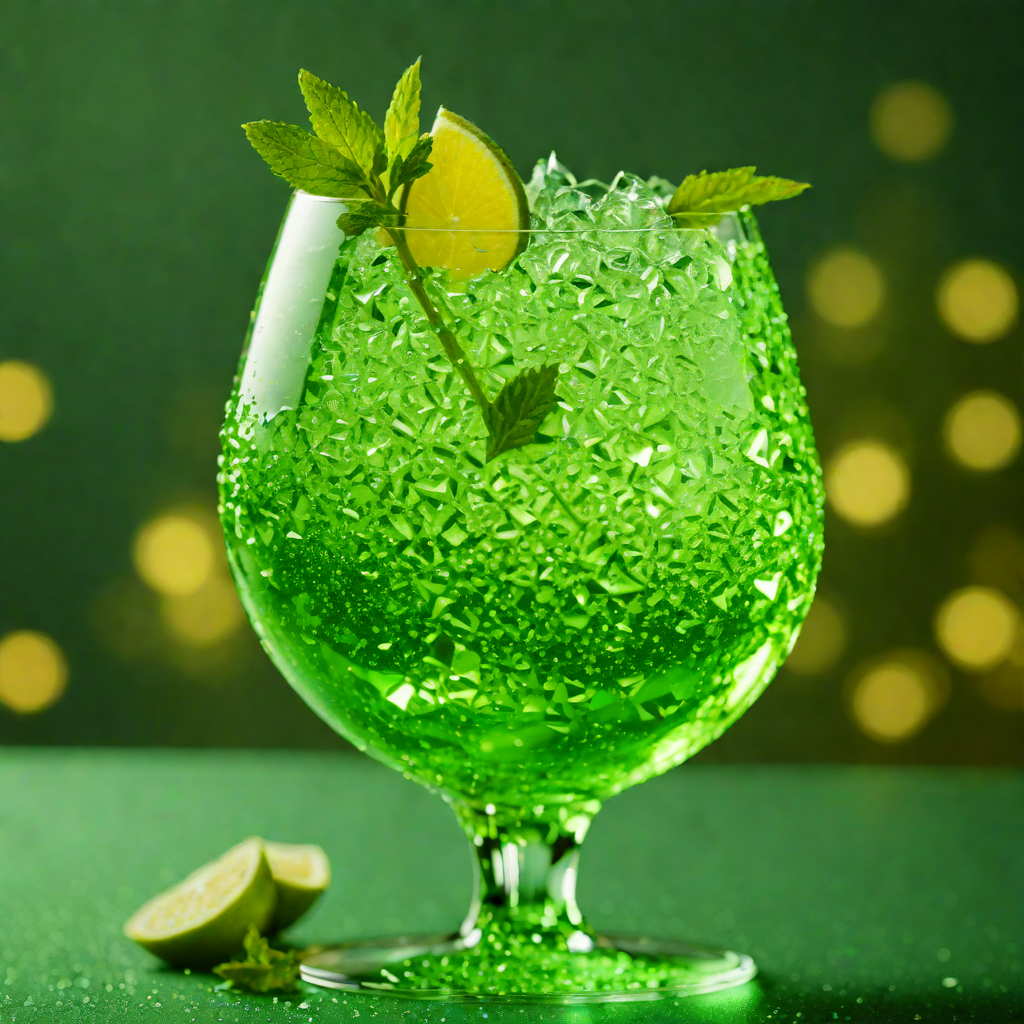 Sparkling Green Glimmer Fizz