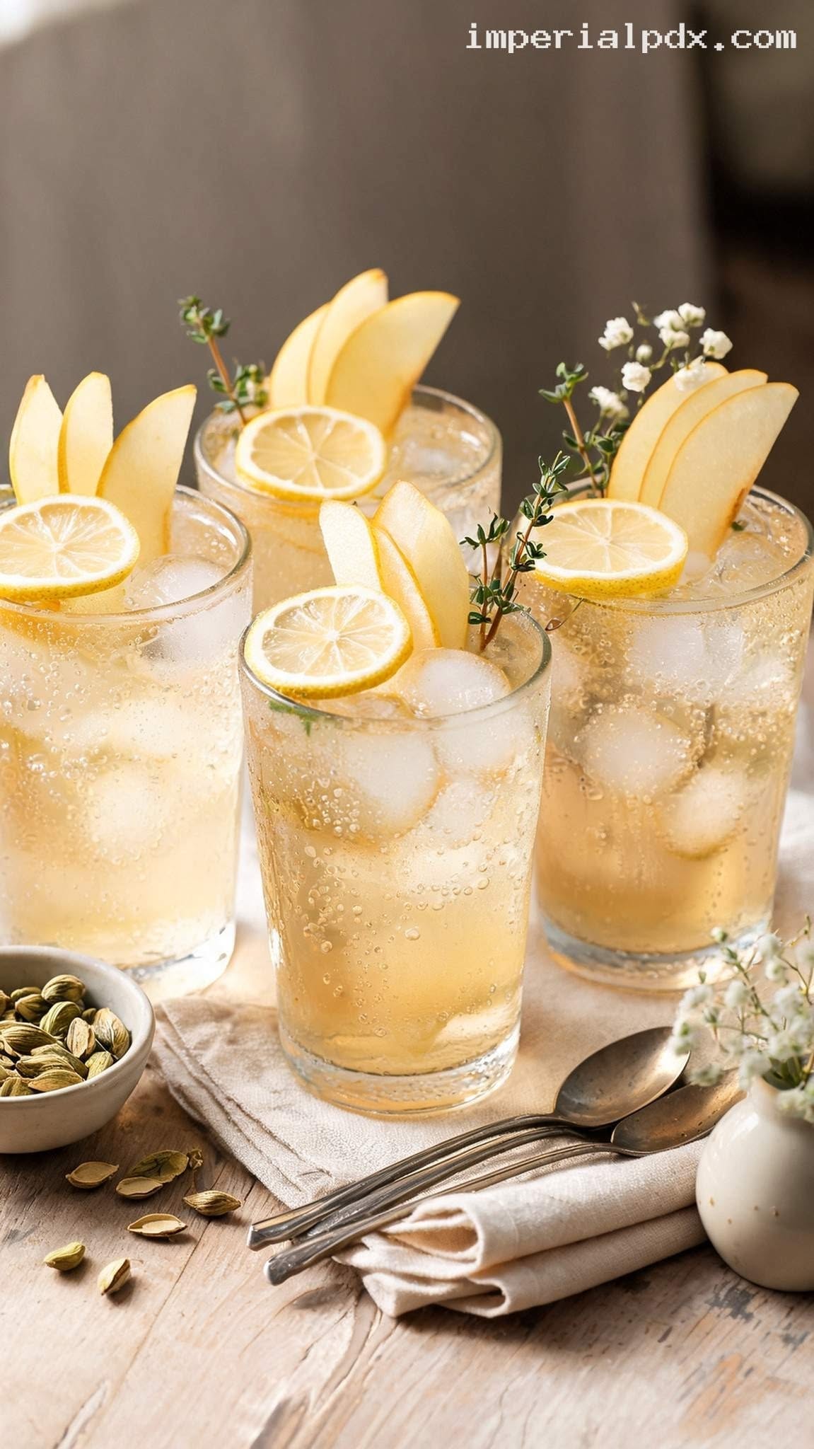Honeyed Cardamom French Sparkler