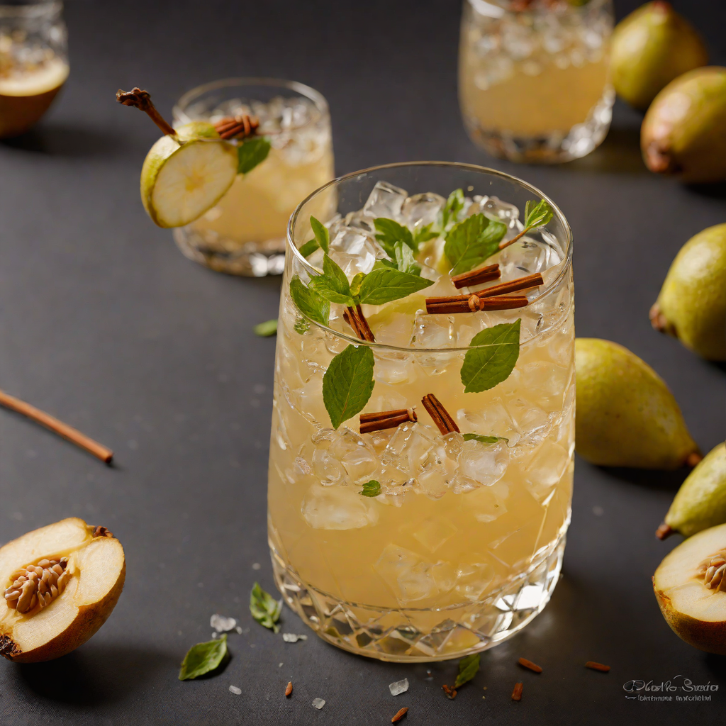 Honeyed Spiced Pear Collins