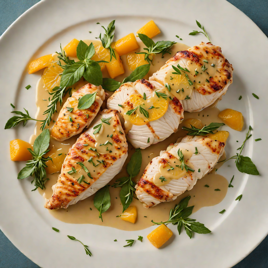 Pan-Seared Chicken with Orange and Sage Butter Sauce
