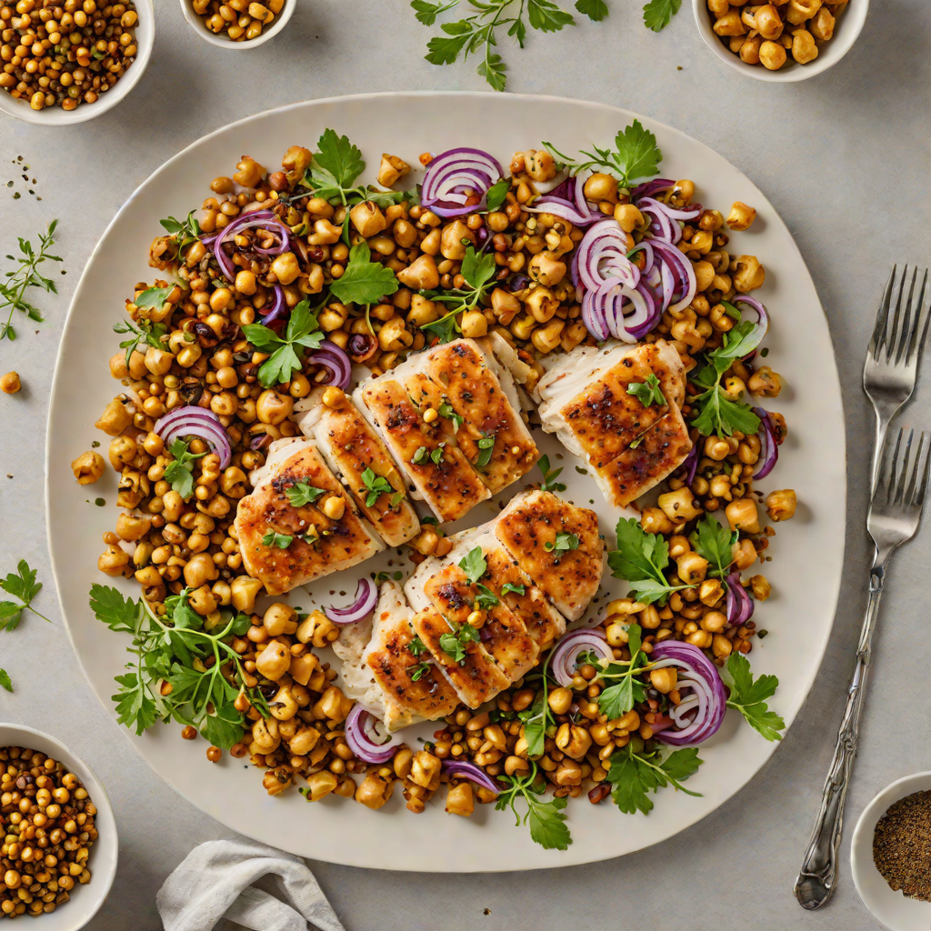 Sheet Pan Za'atar Chicken with Roasted Chickpeas and Onions