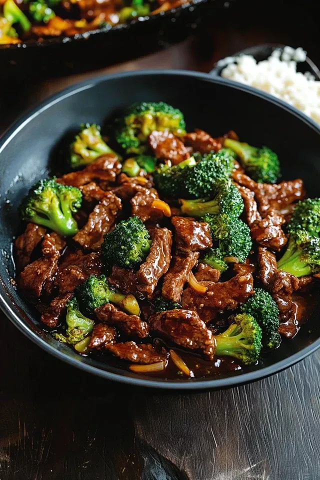 Quick Stir-Fried Beef and Broccoli in Garlic-Soy Glaze