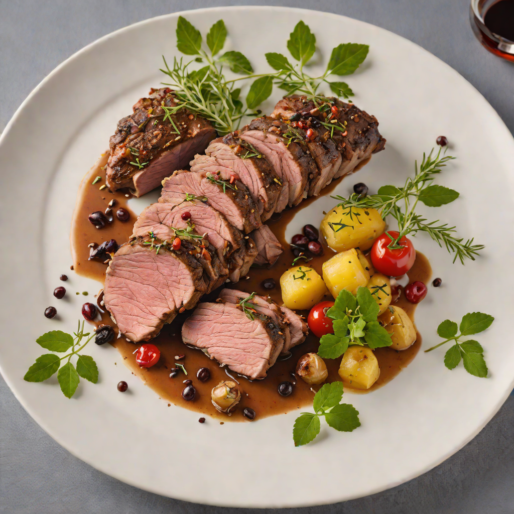 Slow-Roasted Lamb with Wattleseed and Pepperberry Rub