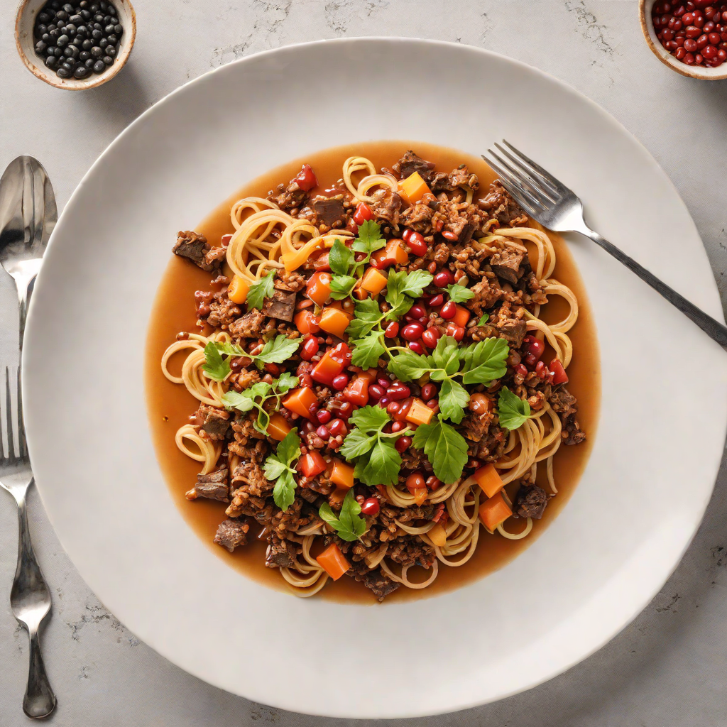 Slow-Cooked Kangaroo Ragu with Bush Tomato and Pepperberry