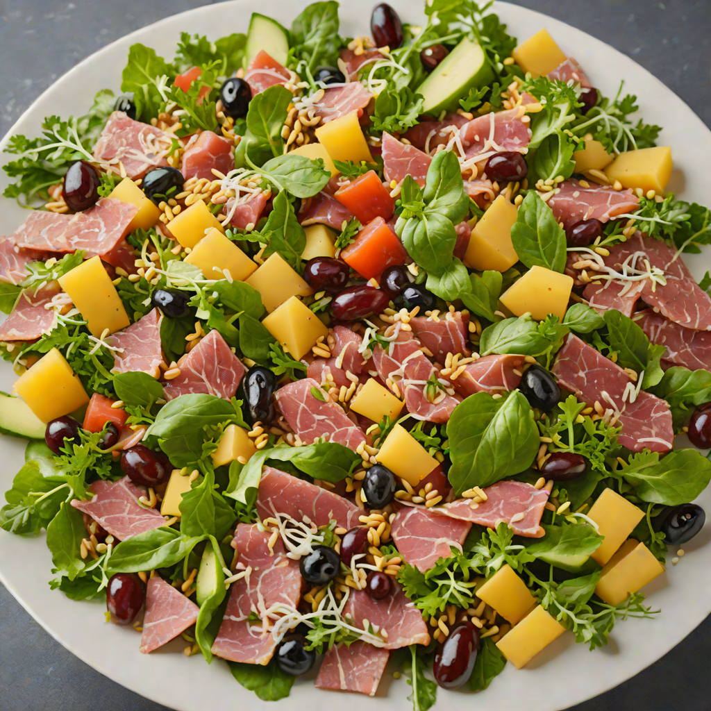 Charcuterie-Inspired Mediterranean Grain Salad