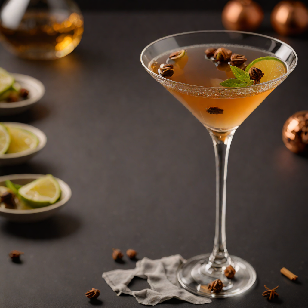 Smoked Tea-Infused Gin Martini