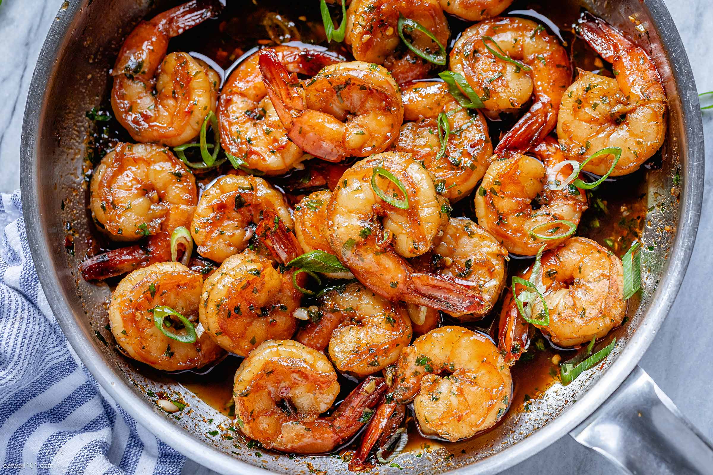 Shrimp Stir-Fry with Ginger-Garlic Sauce and Broccoli