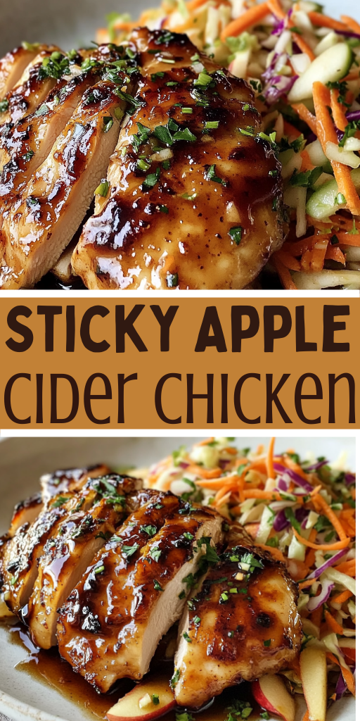 Pan-Seared Chicken with Spiced Apple Cider Glaze