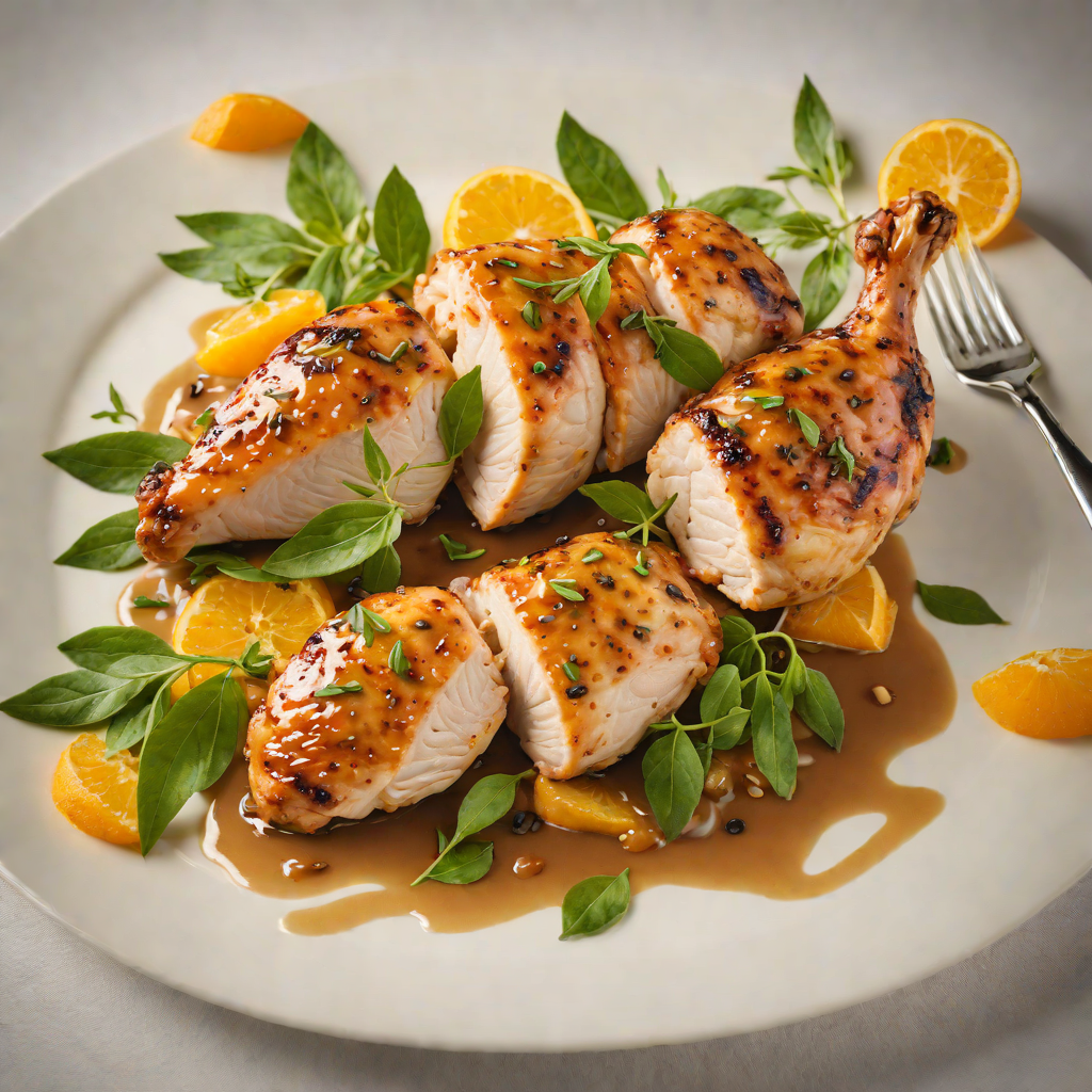 Pan-Seared Chicken with Orange and Sage Glaze