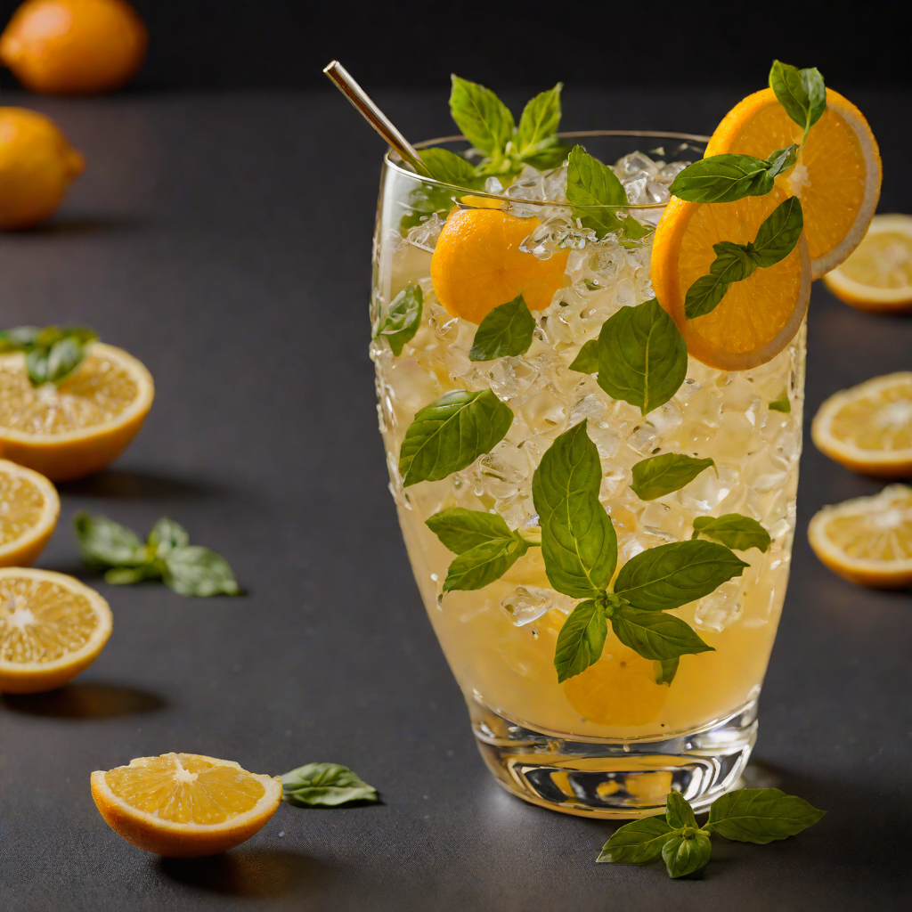 Citrus-Basil Stirred Sour