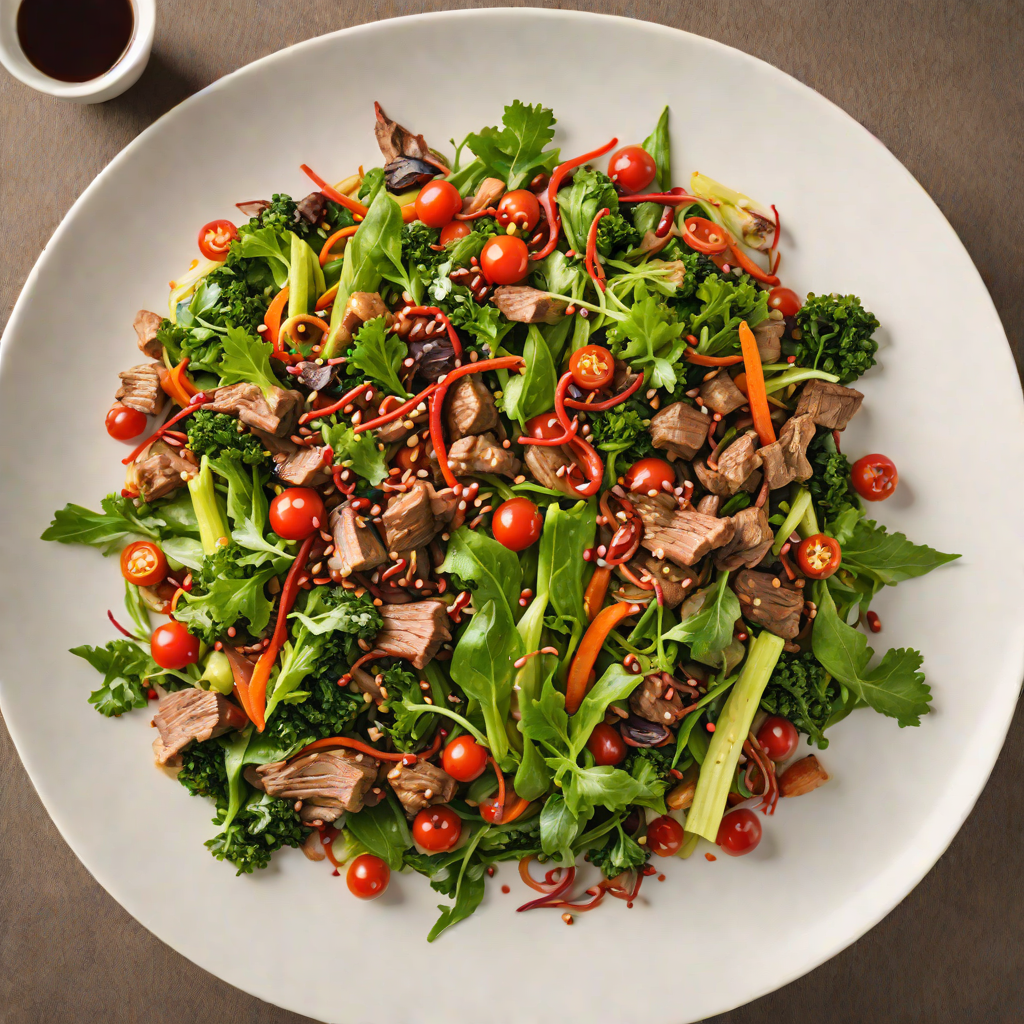 Kangaroo Stir-Fry with Native Pepperberry and Asian Greens