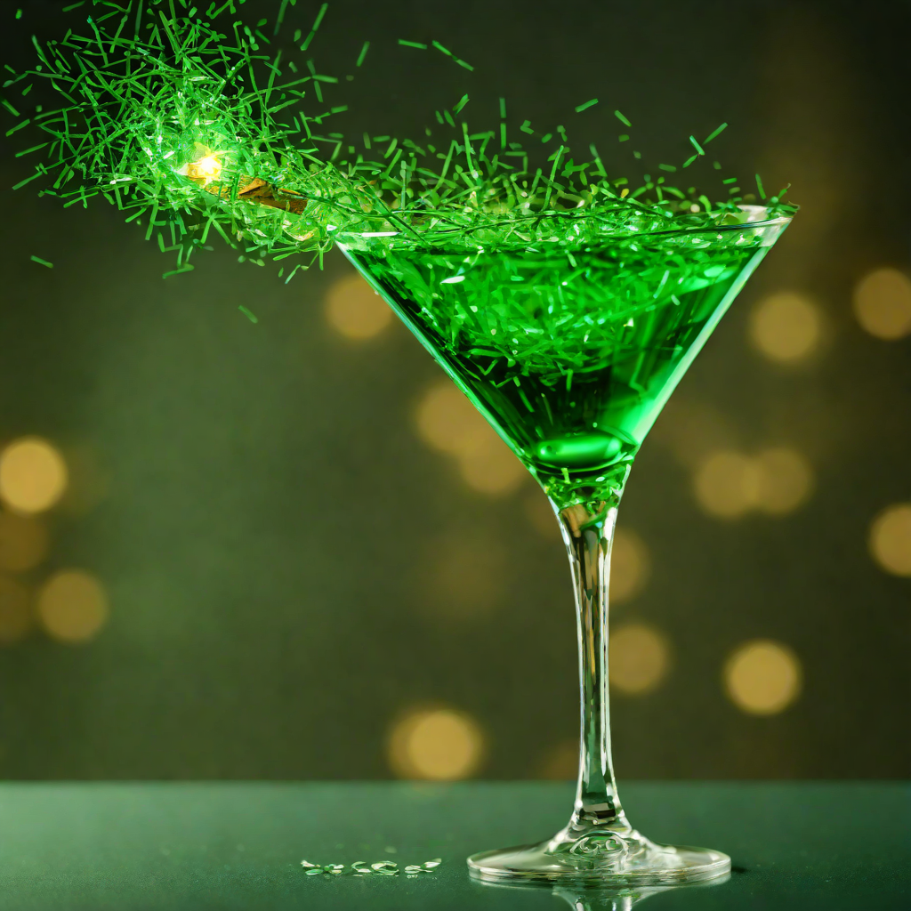 Shimmering Emerald Sparkler