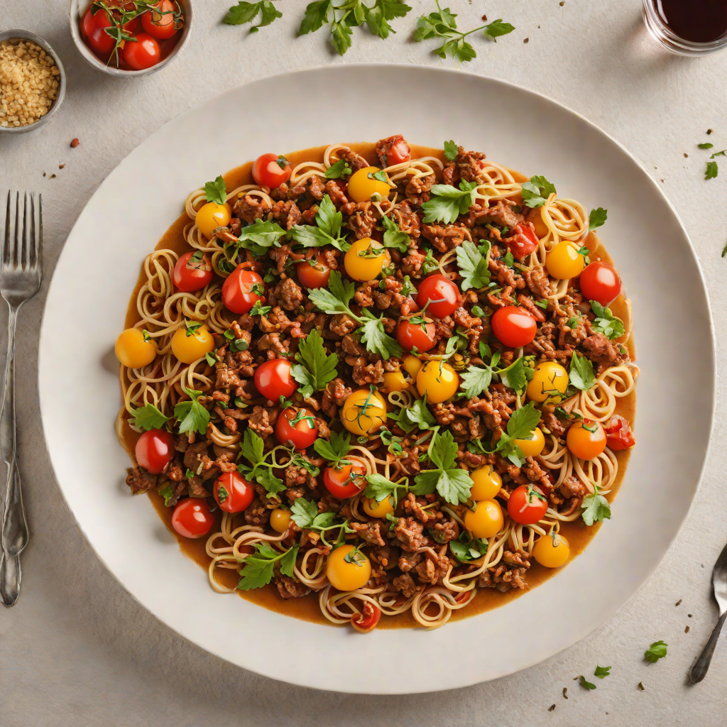 Slow-Cooked Kangaroo Ragu with Wattleseed and Cherry Tomatoes