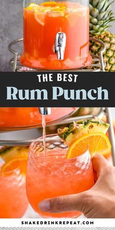 Birthday Spiced Rum Punch