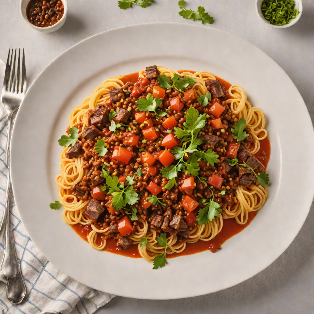 Slow-Roasted Kangaroo Ragu with Wild Pepperberry Tomato Sauce