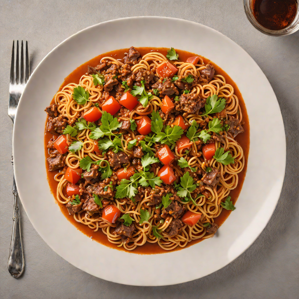 Slow-Braised Kangaroo Ragu with Tomato and Red Wine