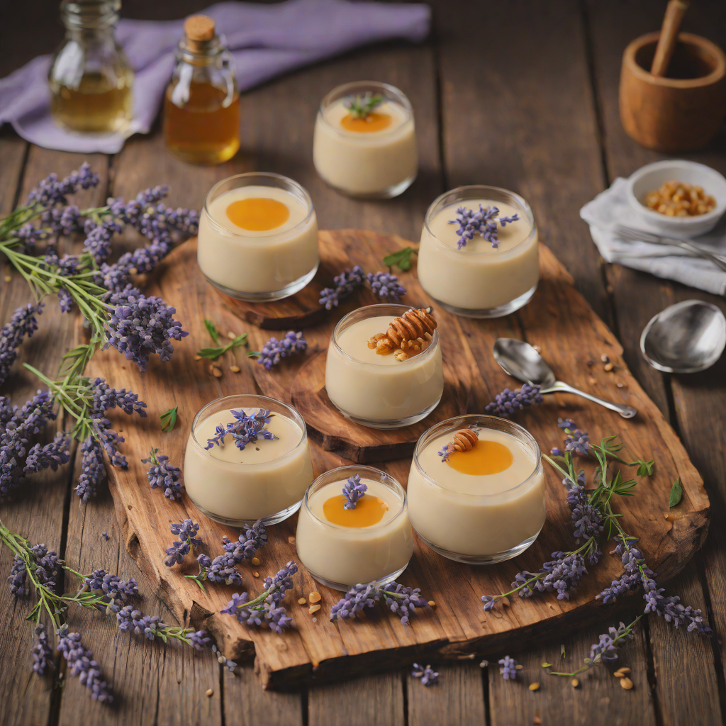 Sleep-Inducing Lavender Honey Panna Cotta
