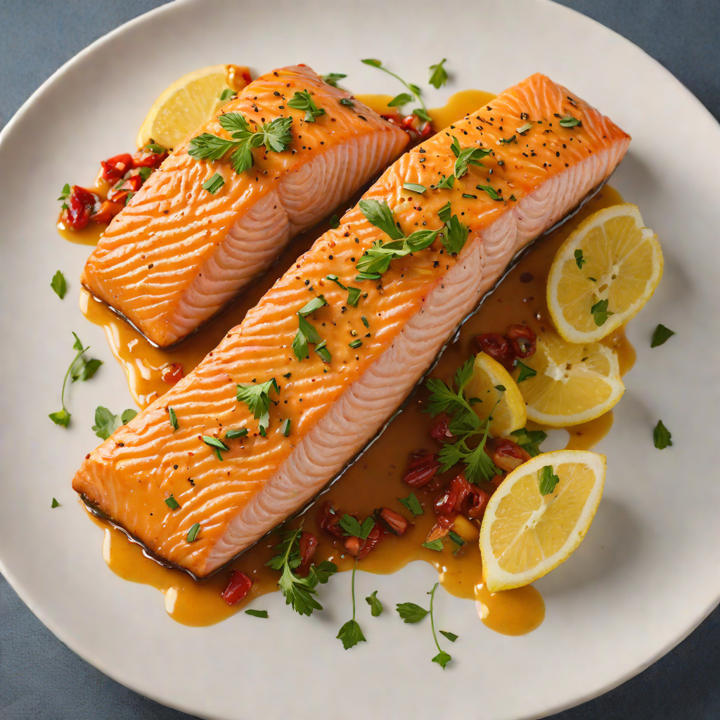 Pan-Seared Salmon with Spicy Cajun Butter