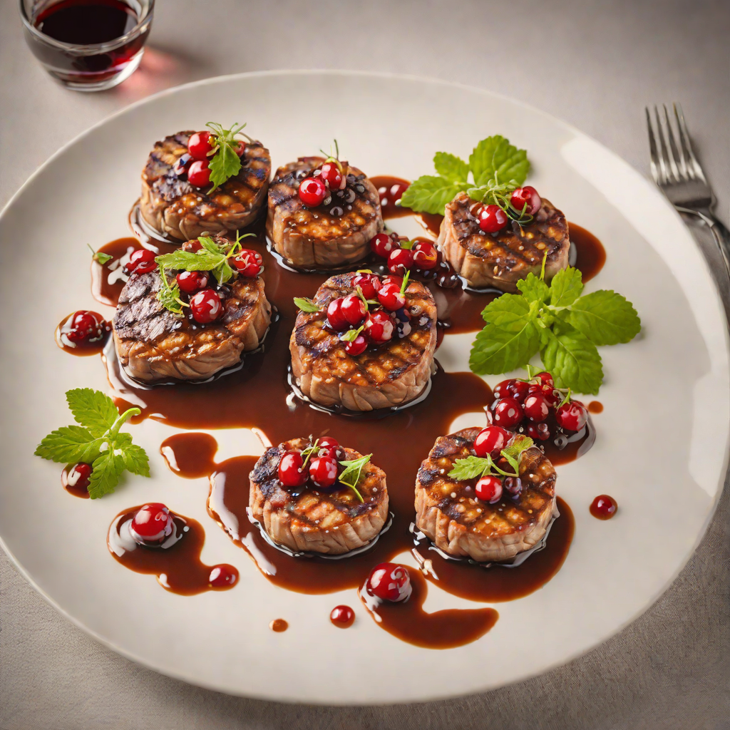Pan-Fried Kangaroo Medallions with Pepperberry Jus