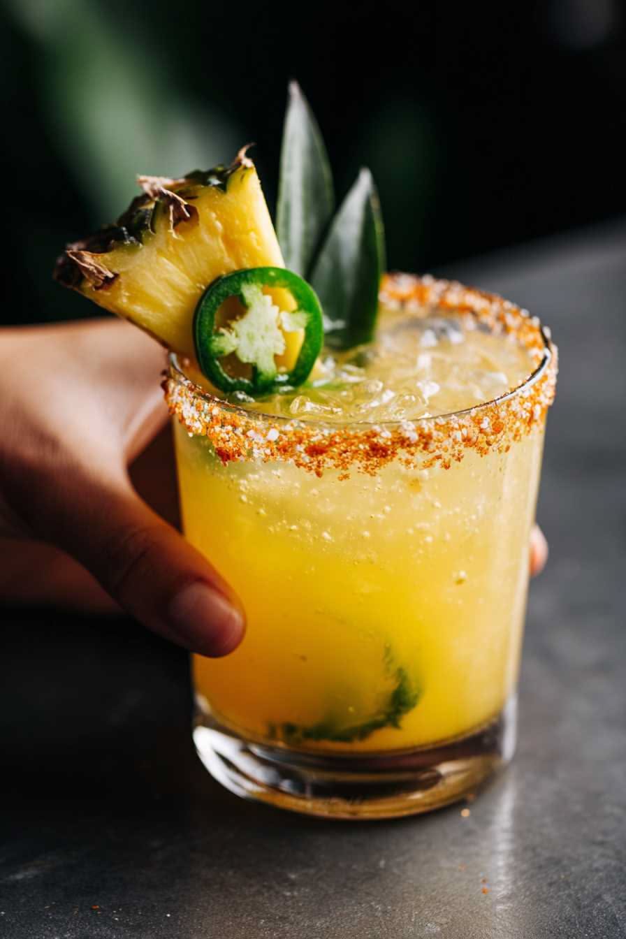 Tropical Spicy Pineapple Margarita