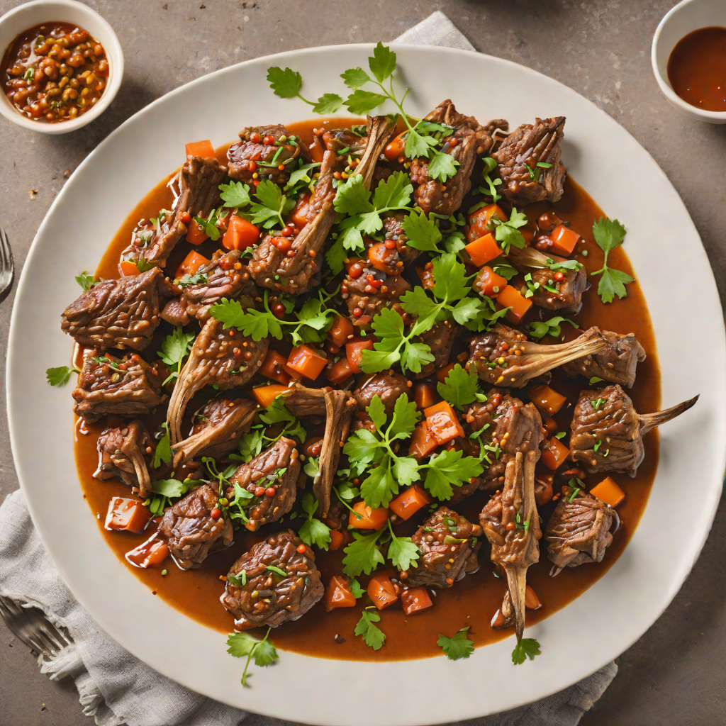 Slow-Cooked Spiced Lamb Tibs with Berbere and Fresh Herbs
