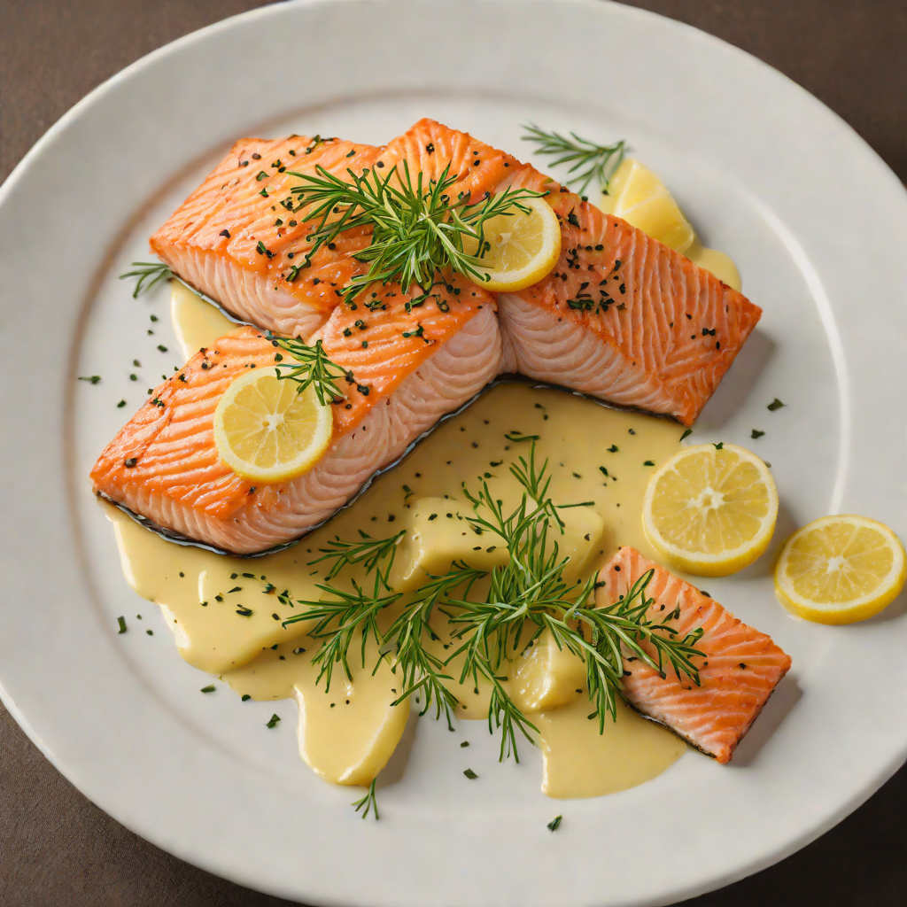 Pan-Seared Salmon with Connecticut River Herb Butter