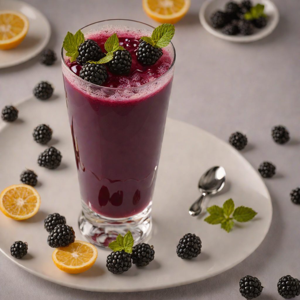 Velvety Wicked Blackberry Fizz