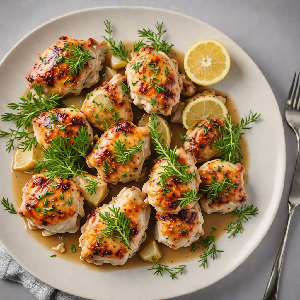 Sautéed Chicken Thighs with Garlic Butter and Thyme