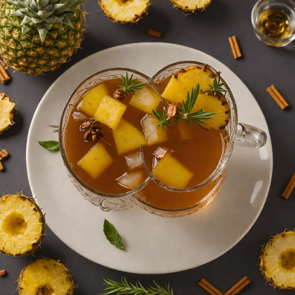 Dark Rum and Pineapple Warm-Spiced Toddy