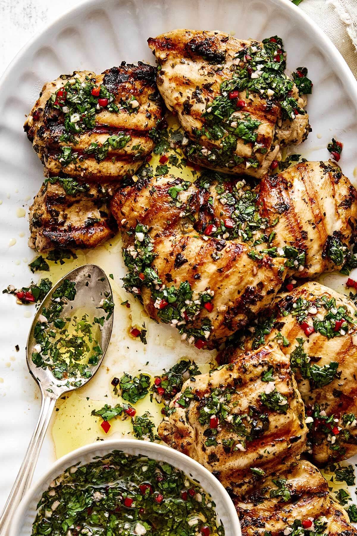 Pan-Seared Chicken with Brazilian Chimichurri Sauce