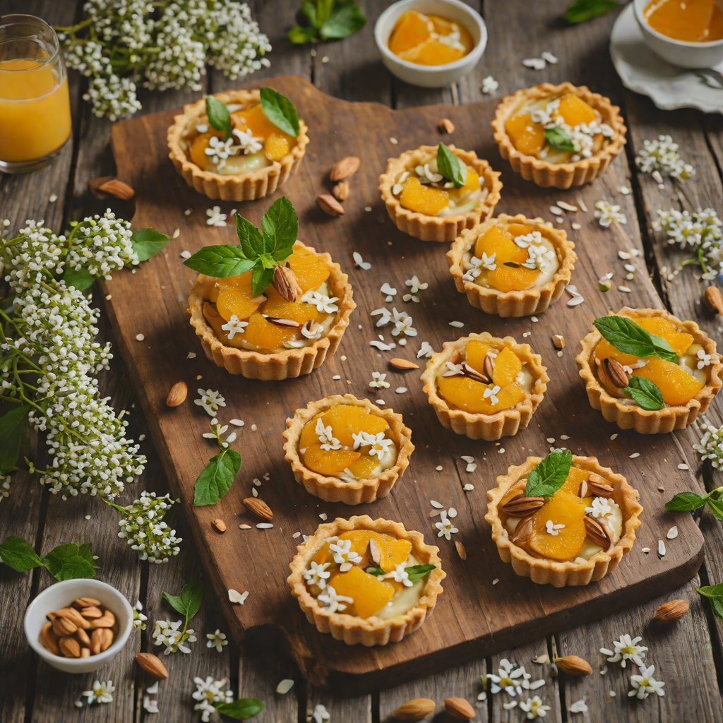 Mini Almond and Orange Blossom Tartlets