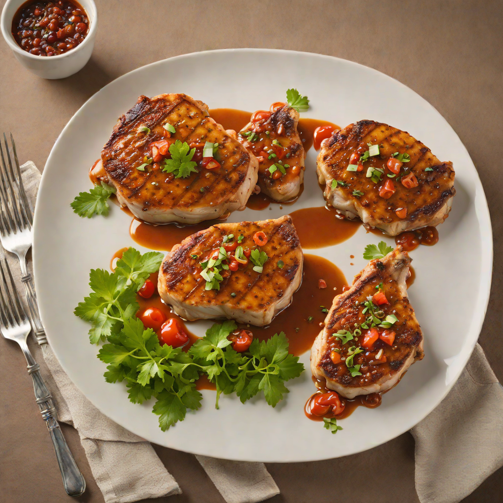 Pan-Seared Pork Chops with Puerto Rican Sofrito