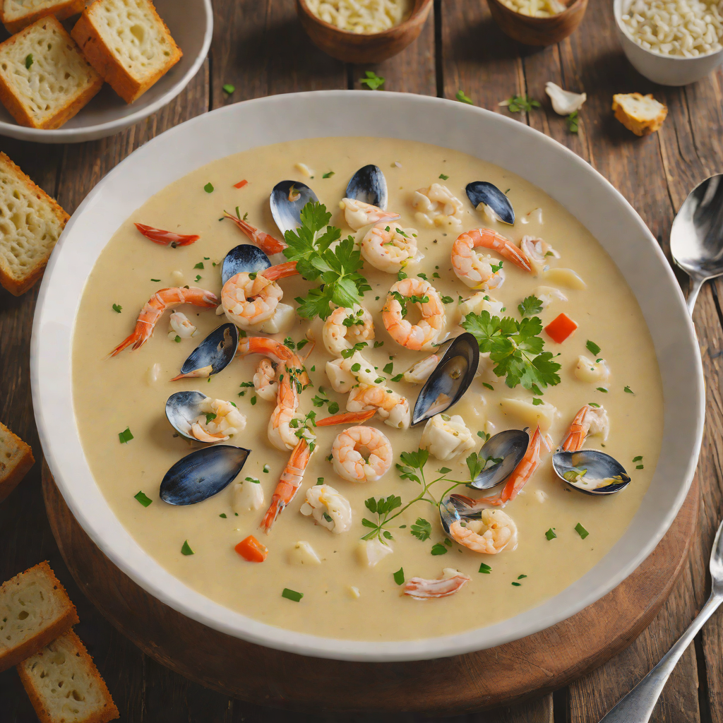 Fisketorget-Inspired Norwegian Seafood Chowder